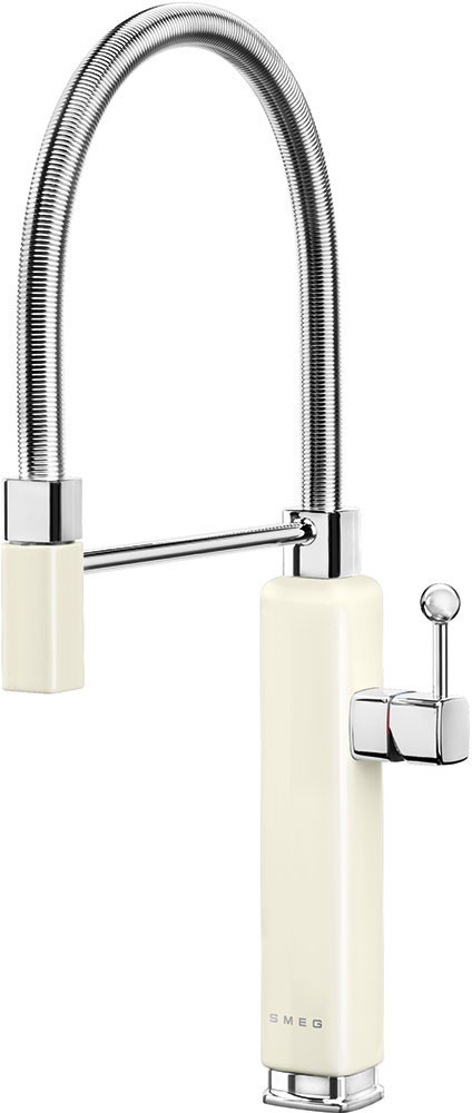 شیر دستشویی اسمگ ایتالیا مدل SMEG MDF50CR - طراحی رترو دهه ۵۰ میلادی